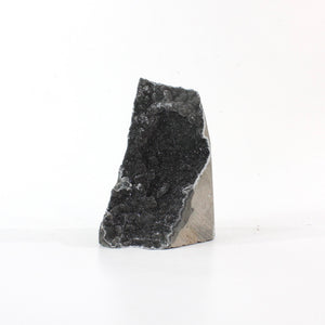 Black amethyst crystal druzy | ASH&STONE Crystal Shop Auckland NZ