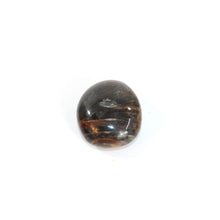 Load image into Gallery viewer, Black moonstone polished crystal palm stone | ASH&amp;STONE Crystals Shop Auckland NZ

