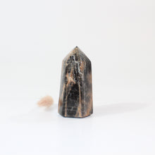 Load image into Gallery viewer, Black moonstone polished crystal generator | ASH&amp;STONE Crystals Shop Auckland NZ
