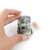 Black moonstone raw crystal chunk | ASH&STONE Crystals Shop Auckland NZ