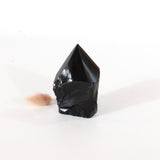 Black obsidian with point | ASH&STONE Crystals Shop Auckland NZ