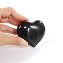 Load image into Gallery viewer, Black tourmaline crystal polished heart | ASH&amp;STONE Crystals Shop Auckland NZ
