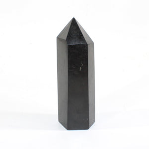 Black tourmaline polished crystal generator | ASH&STONE Crystal Shop Auckland NZ