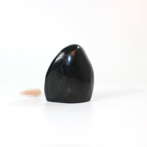 Black tourmaline crystal polished free form  | ASH&STONE Crystals Shop Auckland NZ