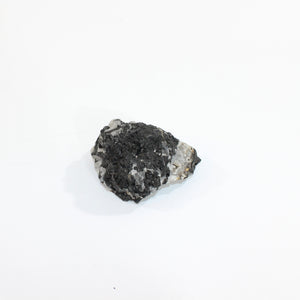 Black tourmaline in quartz crystal chunk  | ASH&STONE Crystal Shop Auckland NZ