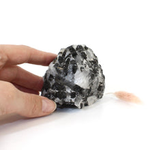 Load image into Gallery viewer, Black tourmaline in quartz crystal chunk

