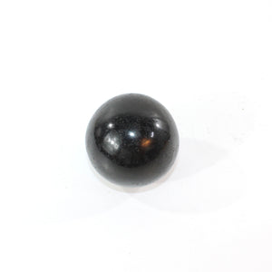 Black tourmaline polished crystal sphere | ASH&STONE Crystal Shop Auckland NZ