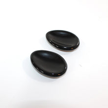 Load image into Gallery viewer, Black tourmaline crystal worry stone | ASH&amp;STONE Crystal Shop Auckland NZ
