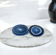 Load image into Gallery viewer, Agate crystal coaster set | ASH&amp;STONE Crystals Shop Auckland NZ
