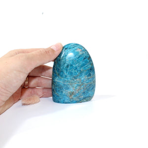 Blue apatite polished crystal free form | ASH&STONE Crystals Shop Auckland NZ