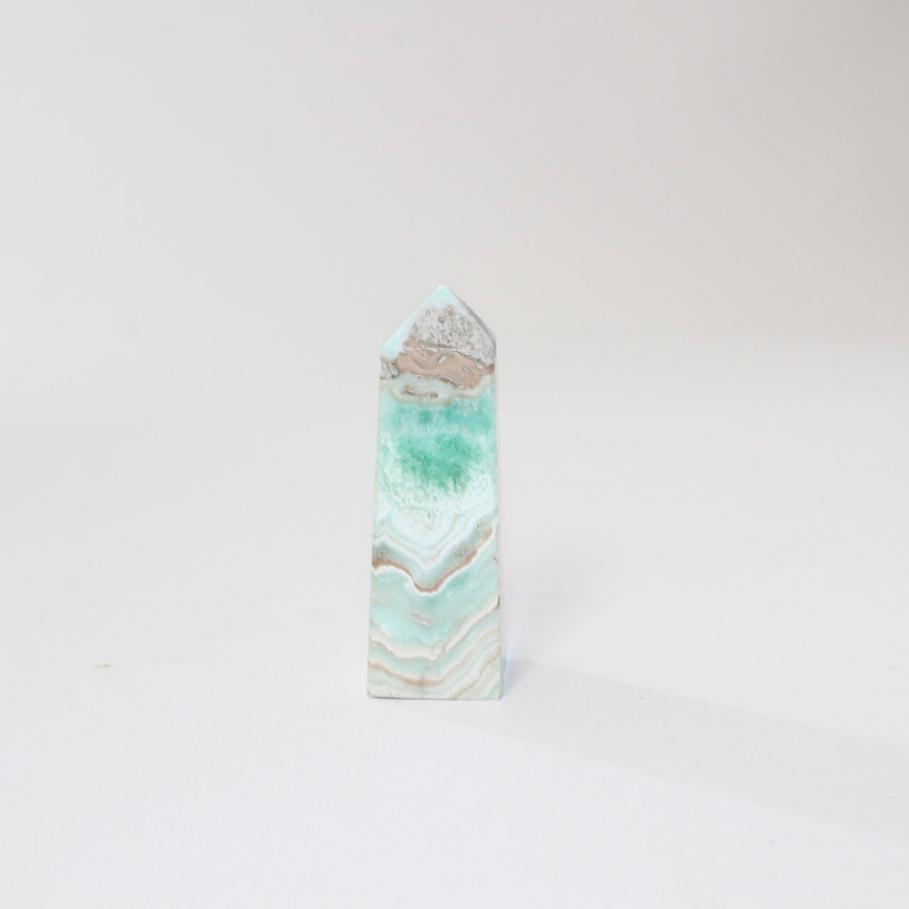 Blue aragonite crystal tower | ASH&STONE Crystal Shop Auckland NZ