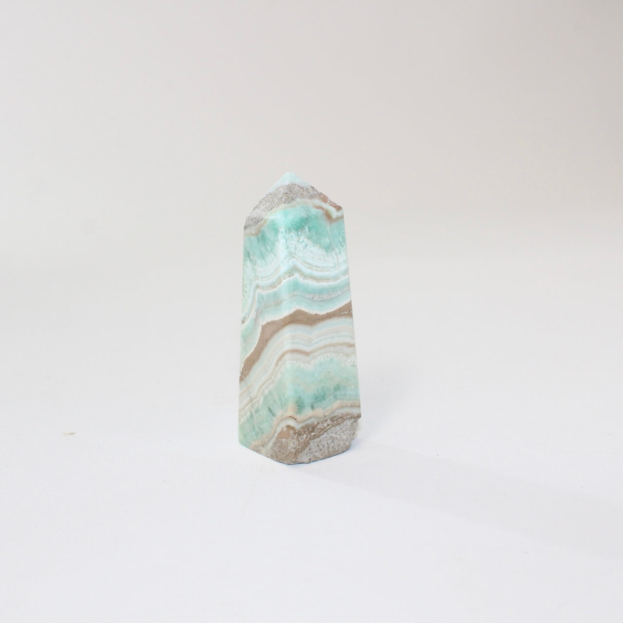 Blue aragonite crystal tower | ASH&STONE Crystal Shop Auckland NZ