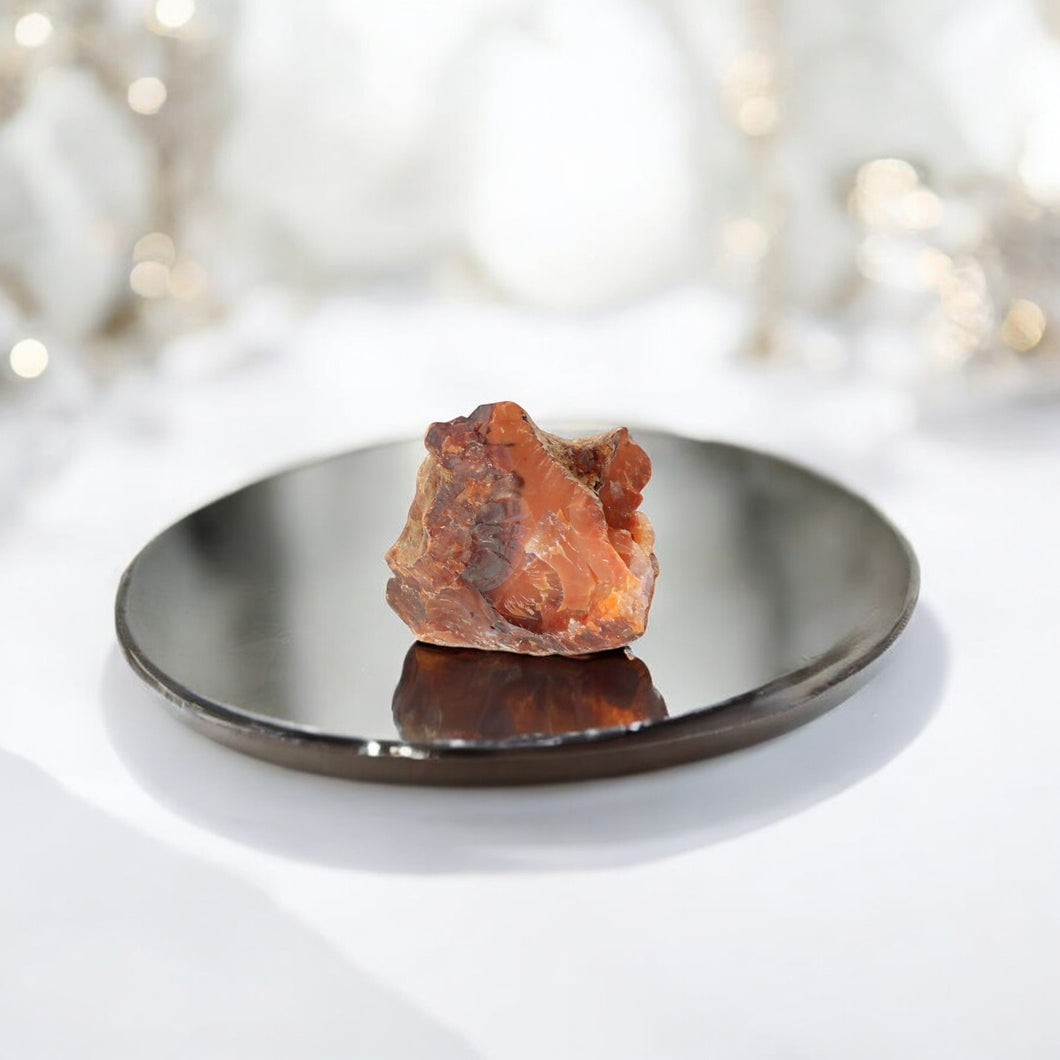 Carnelian raw crystal chunk | ASH&STONE Crystals Shop Auckland NZ