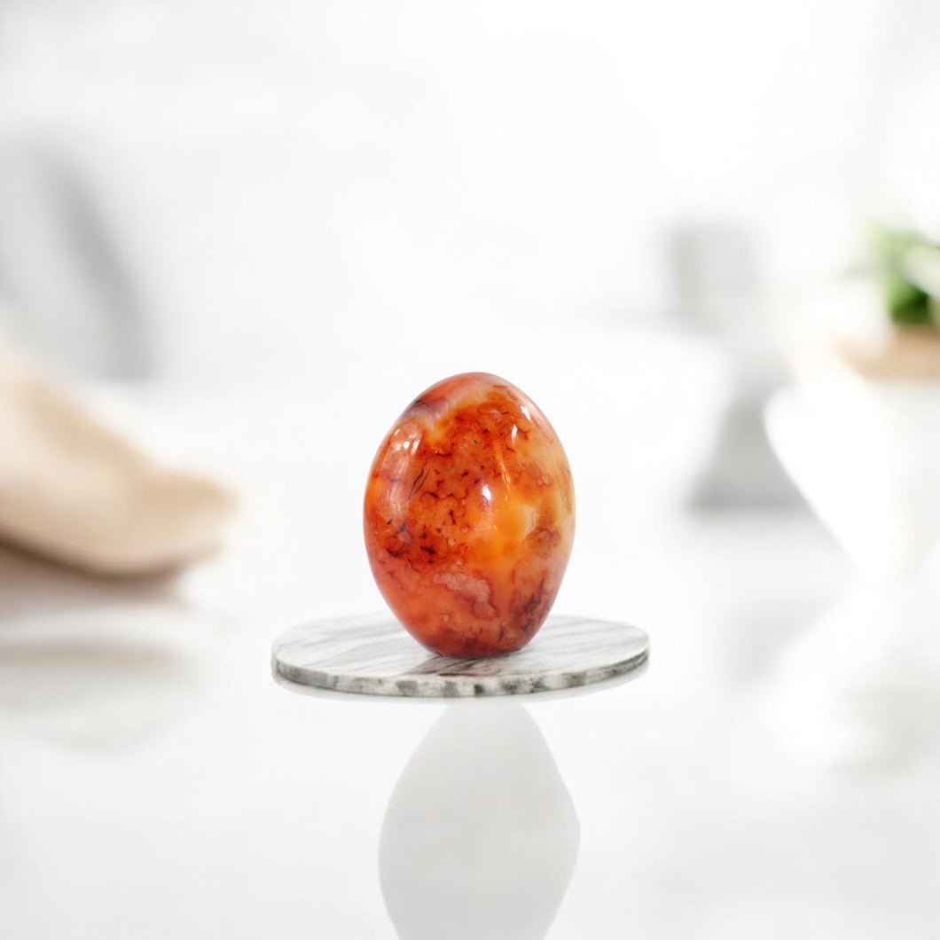 Carnelian polished crystal freeform | ASH&STONE Crystal Shop Auckland NZ