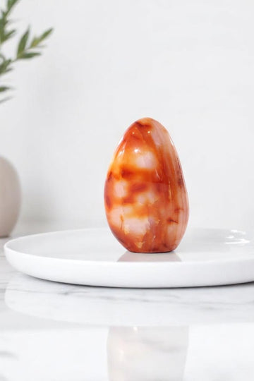 Carnelian polished crystal freeform | ASH&STONE Crystal Shop Auckland NZ