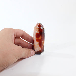 Carnelian polished crystal generator | ASH&STONE Crystal Shop Auckland NZ