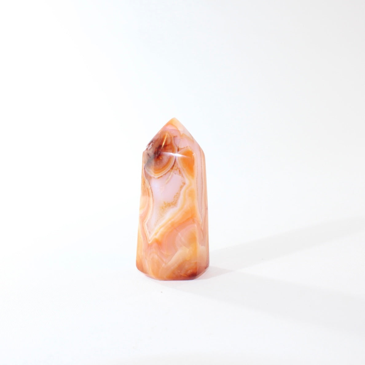 Carnelian polished crystal generator | ASH&STONE Crystal Shop Auckland NZ
