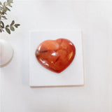Carnelian polished crystal heart | ASH&STONE Crystal Shop Auckland NZ