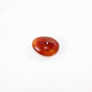 Carnelian polished crystal palm stone | ASH&STONE Crystal Shop Auckland NZ