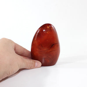 Carnelian polished crystal freeform | ASH&STONE Crystal Shop Auckland NZ