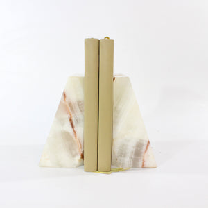 Large Caribbean calcite crystal bookends 4.5kg | ASH&STONE Crystal Shop Auckland NZ