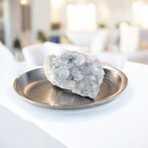 Celestite crystal cluster 1.22kg | ASH&STONE Crystal Shop Auckland NZ