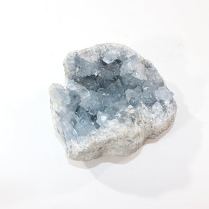 Large celestite crystal cluster 1.66kg | ASH&STONE Crystal Shop Auckland NZ