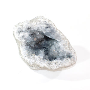 Large celestite crystal cluster 3.55kg | ASH&STONE Crystal Shop Auckland NZ