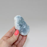 Celestite crystal cluster | ASH&STONE Crystals Shop Auckland NZ