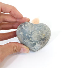 Load image into Gallery viewer, Celestite crystal heart | ASH&amp;STONE Crystals Shop Auckland NZ
