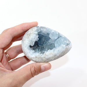 Celestite crystal cluster egg | ASH&STONE Ceramics Shop Auckland NZ