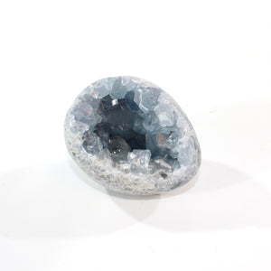 Celestite crystal cluster egg | ASH&STONE Crystal Shop Auckland NZ