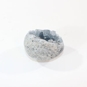 Celestite crystal cluster egg | ASH&STONE Crystal Shop Auckland NZ