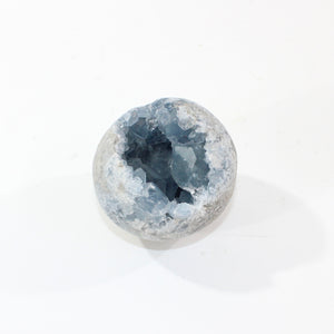 Celestite crystal cluster sphere | ASH&STONE Crystal Shop Auckland NZ