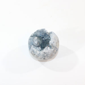 Celestite crystal cluster sphere | ASH&STONE Crystal Shop Auckland NZ