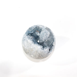 Celestite crystal sphere | ASH&STONE Crystal Shop Auckland NZ