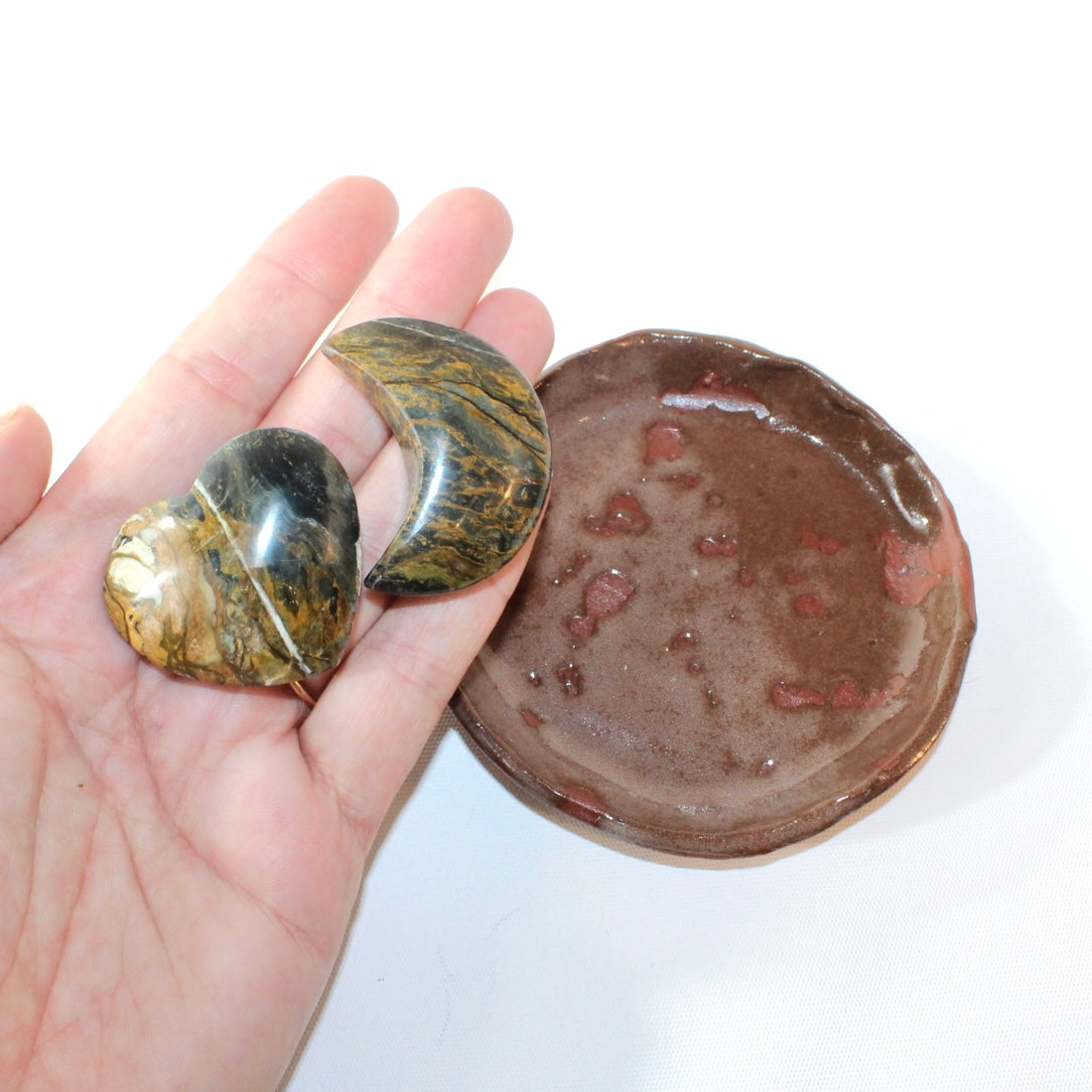 Polychrome jasper crystal & ceramic pack | ASH&STONE Crystal Shop Auckland NZ