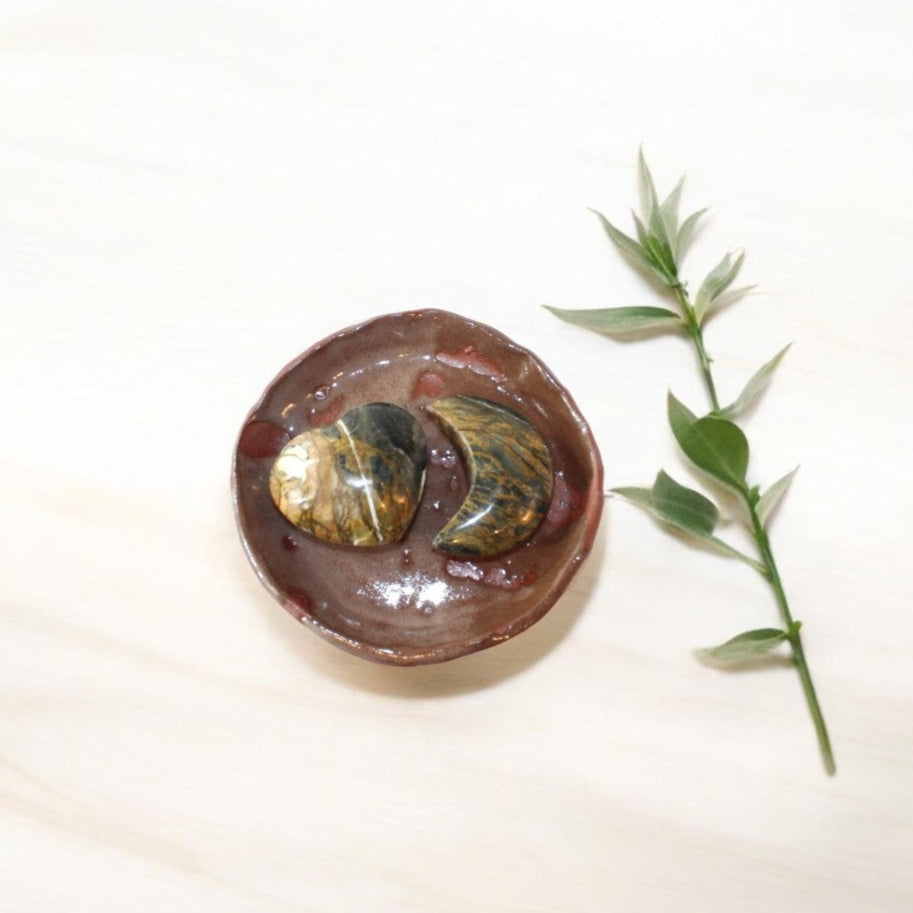Polychrome jasper crystal & ceramic pack | ASH&STONE Crystal Shop Auckland NZ