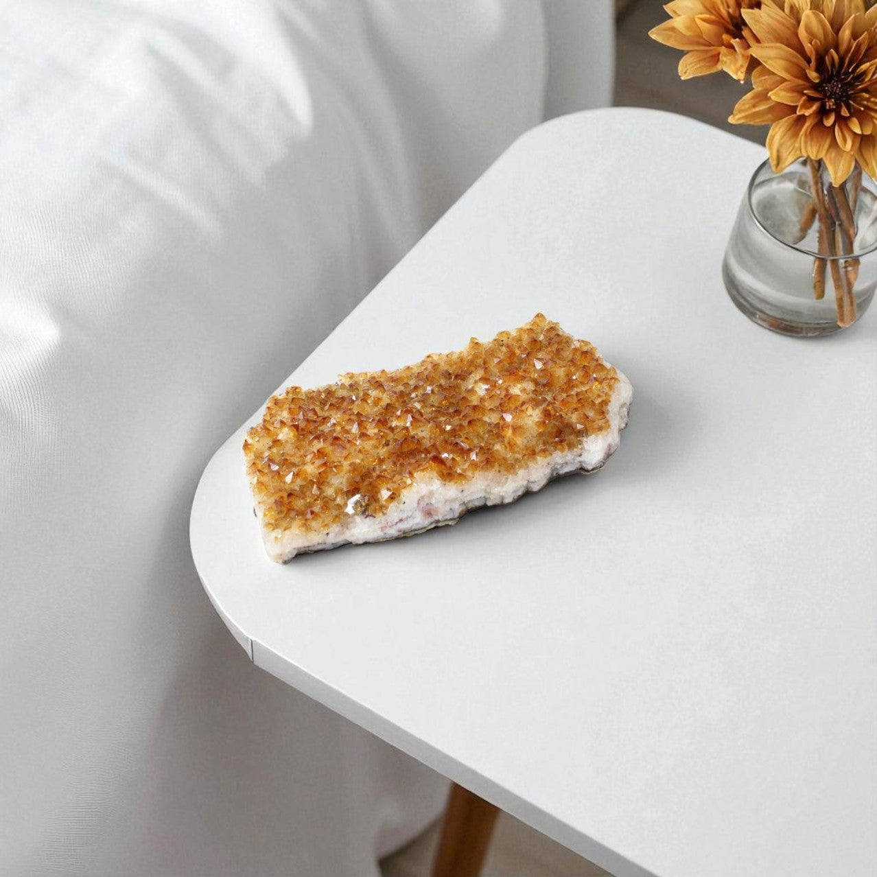 Citrine crystal cluster | ASH&STONE Crystal Shop Auckland NZ