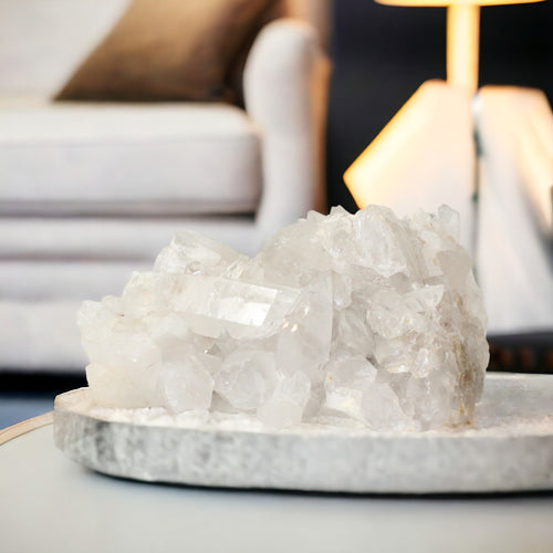 Large clear quartz crystal cluster 10.7kg  | ASH&STONE Crystals Shop Auckland NZ