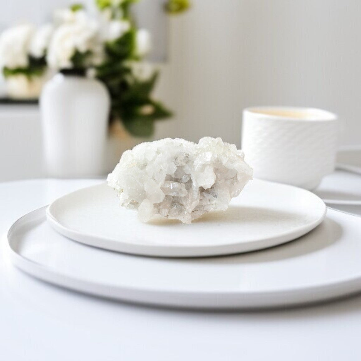 Clear quartz crystal cluster | ASH&STONE Crystal Shop Auckland NZ