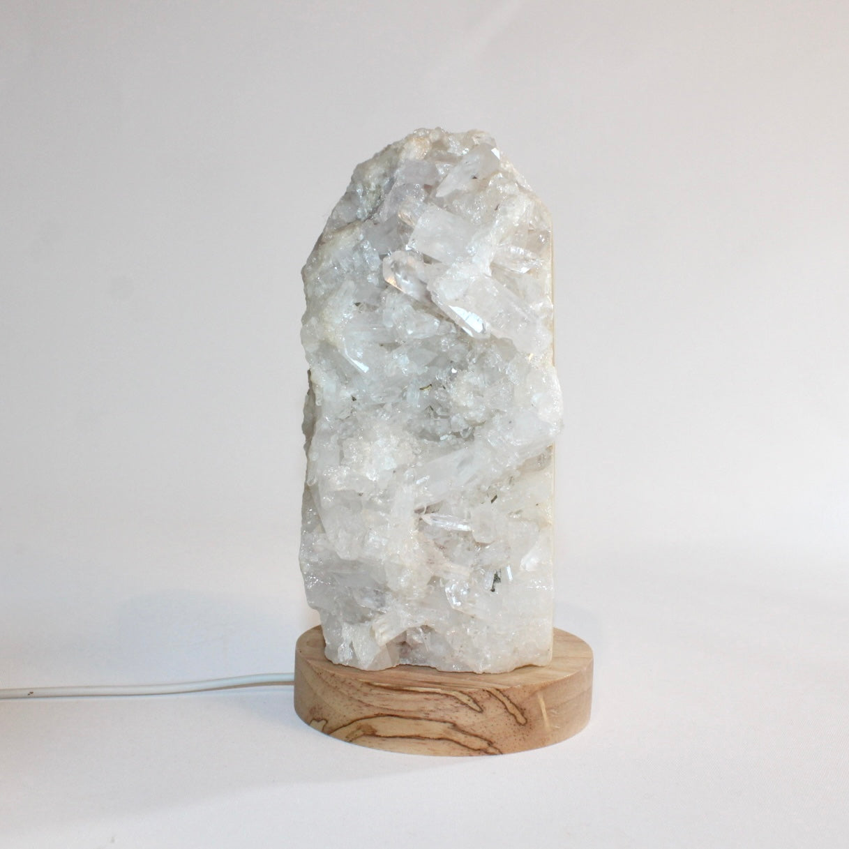 Clear quartz crystal cluster lamp | ASH&STONE Crystal Shop Auckland NZ