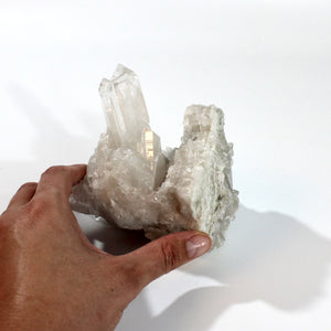 Clear quartz crystal cluster 1kg | ASH&STONE Crystals Shop Auckland NZ