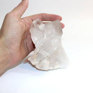 Clear quartz crystal clustered point | ASH&STONE Crystals Shop Auckland NZ