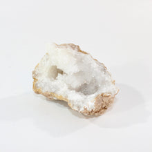 Load image into Gallery viewer, Clear quartz crystal geode half | ASH&amp;STONE Crystal Shop Auckland NZ
