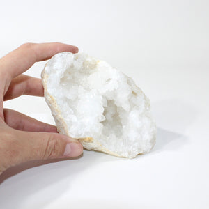 Clear quartz crystal geode half | ASH&STONE Crystals Shop Auckland NZ