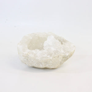 Clear quartz crystal geode half | ASH&STONE Crystals Shop Auckland NZ