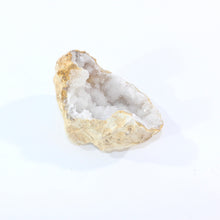 Load image into Gallery viewer, Clear quartz crystal geode half | ASH&amp;STONE Crystal Shop Auckland NZ
