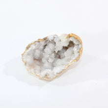 Load image into Gallery viewer, Clear quartz crystal geode half | ASH&amp;STONE Crystal Shop Auckland NZ
