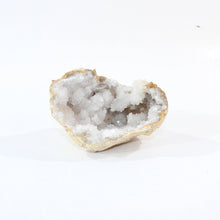 Load image into Gallery viewer, Clear quartz crystal geode half | ASH&amp;STONE Crystal Shop Auckland NZ
